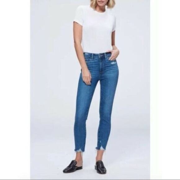 Paige Hoxton Ankle Skinny Jazlyn Destructed Size 24 - Picture 6 of 8